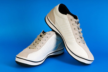 Sport shoes isolated on the white background