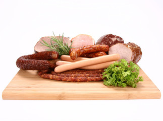 Cold meat (ham, sirloin, headcheese, sausages, hot dogs)
