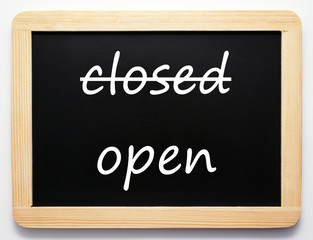 Obraz premium closed / open - Concept Sign