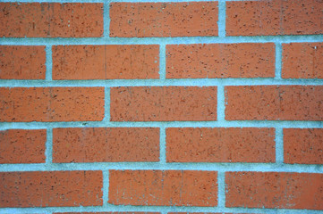 Red brick wall