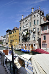 Fototapeta na wymiar Canal veneciano
