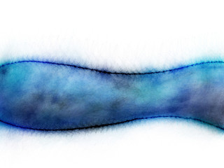 blue abstract element isolated on white