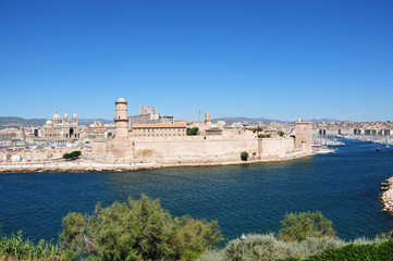 Fototapeta premium Fort Saint Jean Marseille
