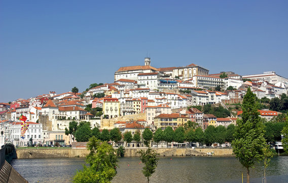 Coimbra, old city at Portugal.