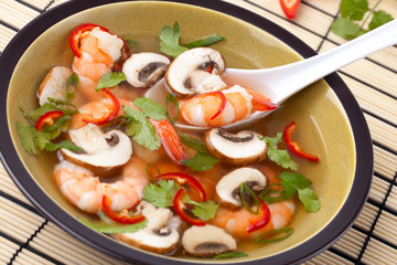 Hot-And-Sour Prawn Soup