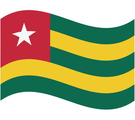 Flagge Republik Togo