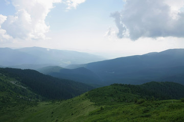 Polonina of Karpaty