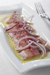 Herring with onion