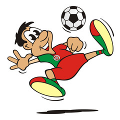 Obraz premium Soccer Portugal
