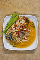 Thai salad (SomTum)