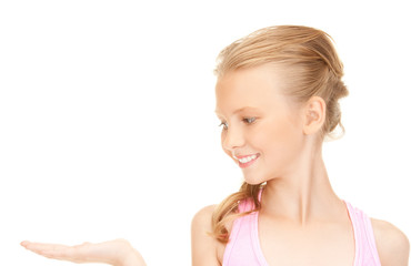 Fototapeta premium something on the palm