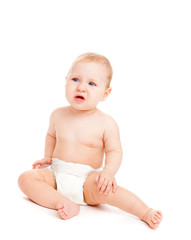 Baby in diaper
