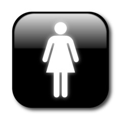 Black female sign vector