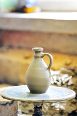 making of a ceramic vase