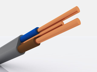 Insulated electric cable