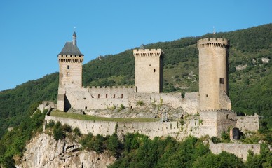 Fototapeta na wymiar Foix, le château