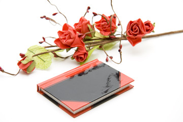 Tagebuch mit Rosen