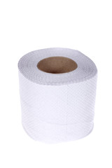White toilet paper