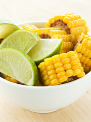 Corn and lime