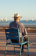 Fototapeta premium Humain situation plage 49