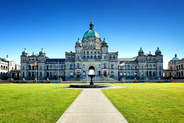 Fotobehang Victoria Parliament, Vancouver Island, Canada © fotobeam