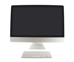 Fototapeta premium Style Computer With Keyboard