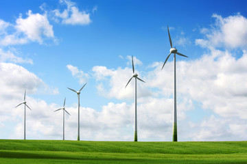 wind turbines landscape