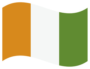 Flagge Elfenbeinküste