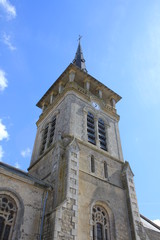 Fototapeta na wymiar Church of St Martin Vertoux - Ile d'Olonne