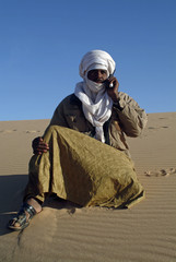 touareg au téléphone