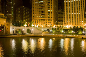 Obraz premium Chicago Night