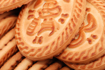 Background from many cookies