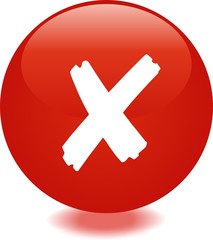 Obraz premium bouton refus