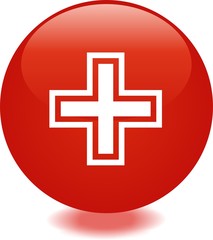 Obraz premium bouton pharmacie