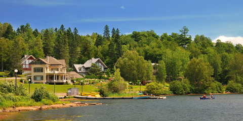 Fototapeta na wymiar Lac Beauport, Kanada.