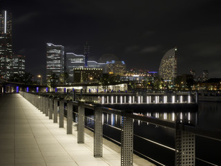 Fototapeta na wymiar 横浜港　夜景