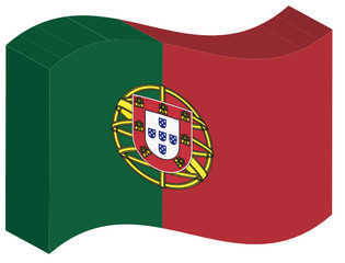 Obraz premium Flagge Portugal