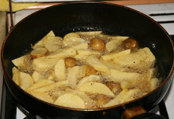 fry potatoes