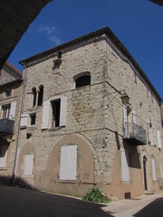 Fototapeta na wymiar Village de Monflanquin ; Vallées du Lot et Garonne ; Aquitaine