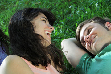 Fototapeta premium Verliebte Jugendliche