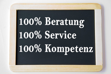 Obraz premium Beratung, Service, Kompetenz