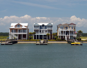 Three beach houses