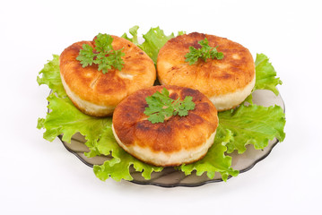Cakes with meat