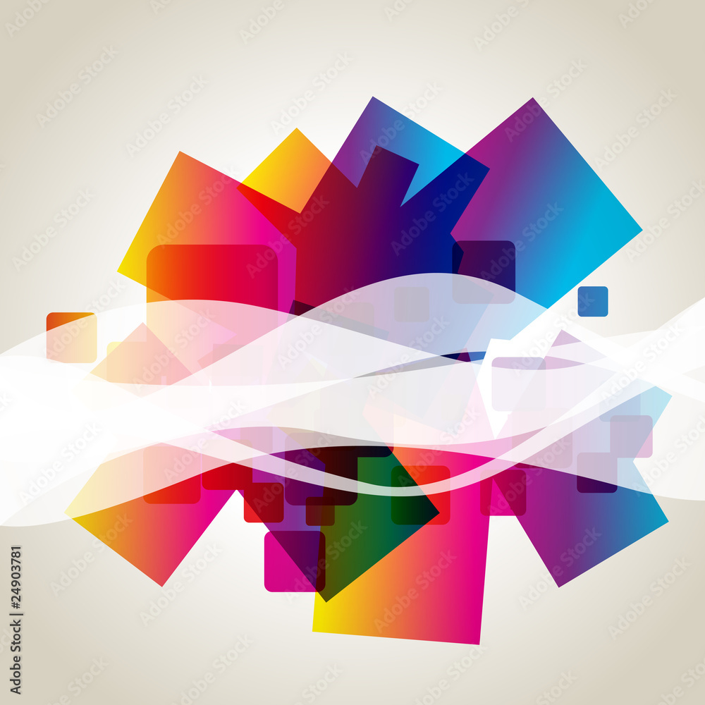 Wall mural vector abstract background