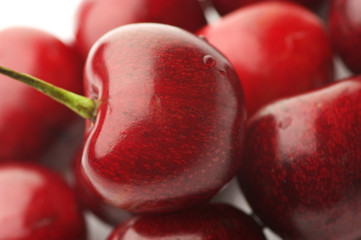 Heap of cherries