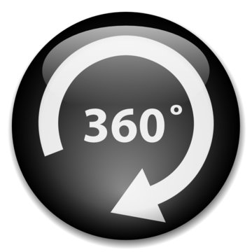 360 DEGREES Web Button (view panorama virtual visit 360° angle)