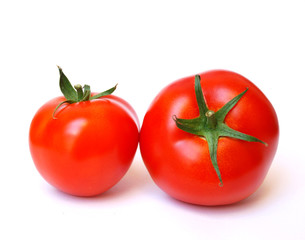 two tomatoes