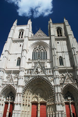 Fototapeta na wymiar Katedra w Nantes, Francja