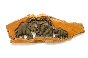 elephant carving