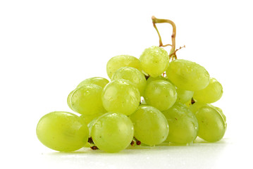 Grapes isolated on white background